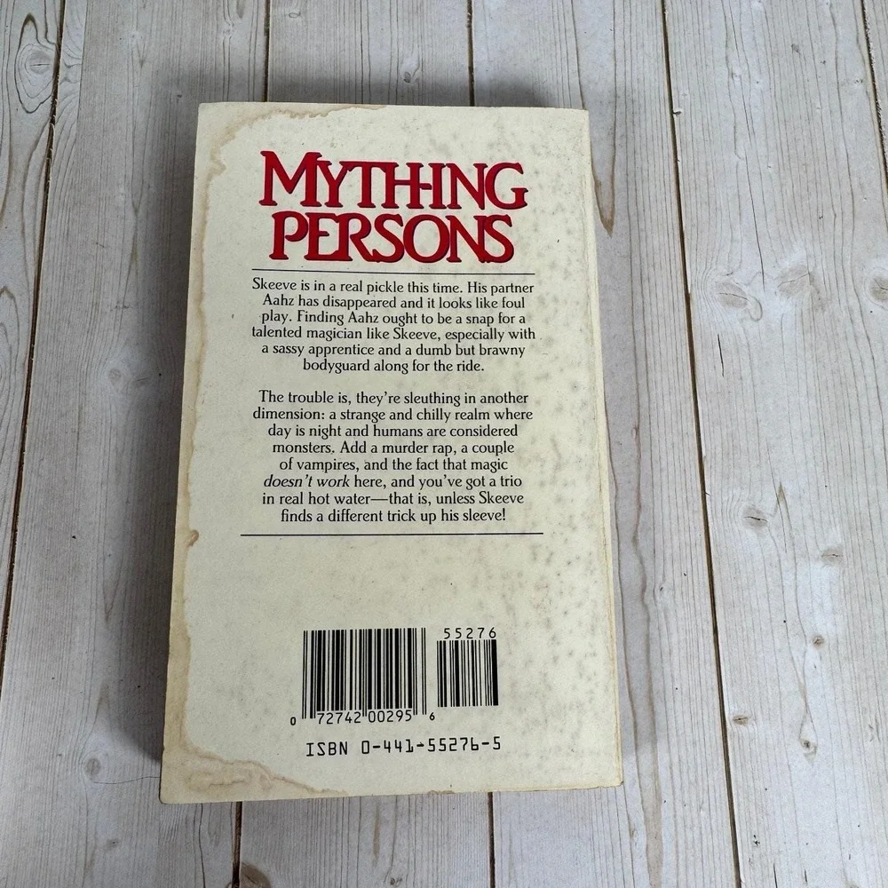Myth-ing Persons Robert Asprin 1986 Ace Fantasy Paperback MYTH Adventures
